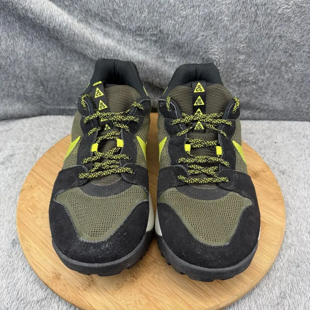 Nike ACG Lowcate Shoes Mens Size 10.5 Black Trail Running Hiking DM8019-300
